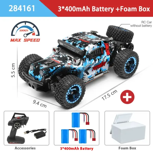 WLtoys 1:28 Scale 4WD High-Speed RC Car - Image 14