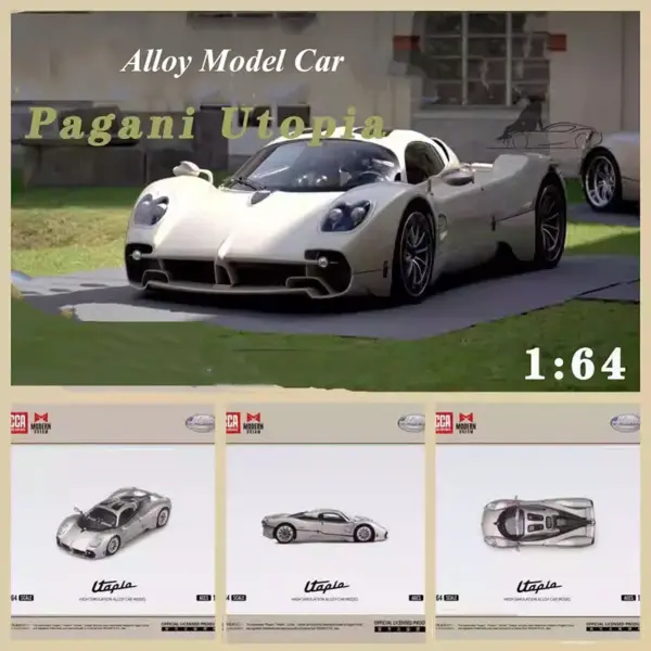 1/64 Alloy Utopia Supercar Diecast Model Car - Image 2