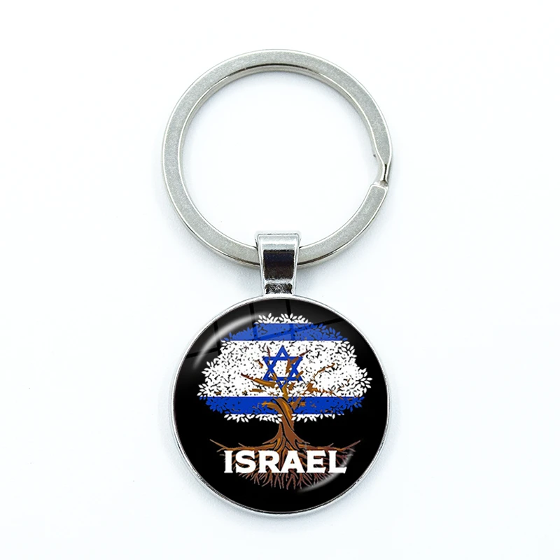 Mossad Crest Glass Keychain Charm 22 Mossad Crest Glass Keychain Charm - Image 22