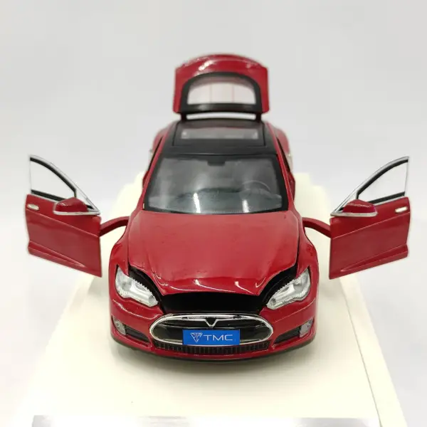 1:32 Scale Diecast Tesla Model S Collectible Model - Image 4
