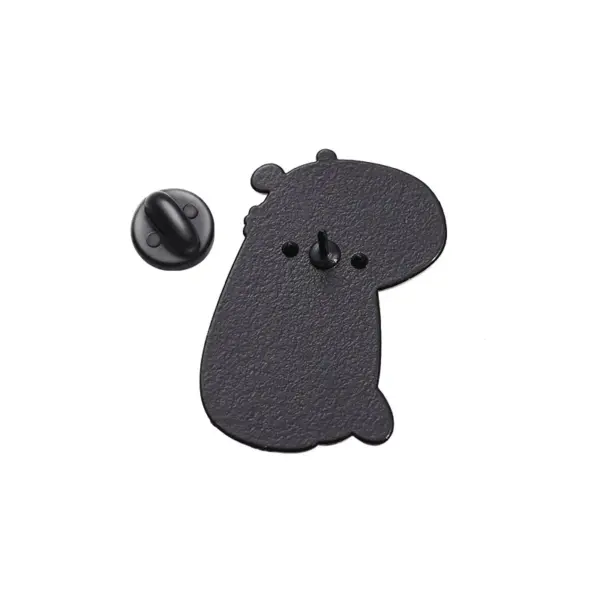 Cute Animal Capybara Enamel Pin Badge - Image 3