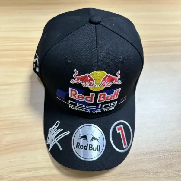 Red Bull Embroidered Baseball Cap F1 Model - Image 8
