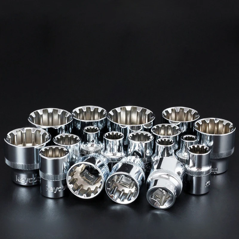 19-Piece 3/8 inches Socket Set for Automotive Repair 2 19-Piece 3/8 inches Socket Set for Automotive Repair - Image 2