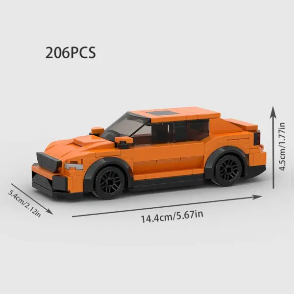 Stylized Building Block Toy Car - Image 68