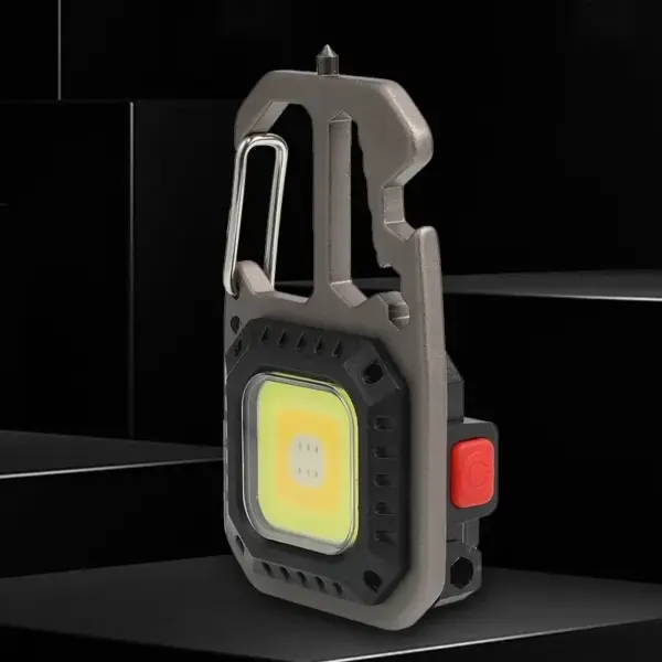 Rechargeable COB Keychain Work Light with 8 Modes - Image 5