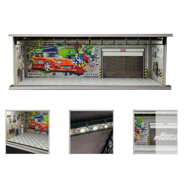 1/64 Scale Car Garage Miniature Display Model - Image 28