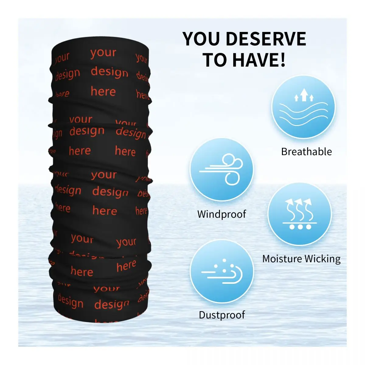 Customized Logo Bandana Neck Cover for Men 3 Customized Logo Bandana Neck Cover for Men - Image 3