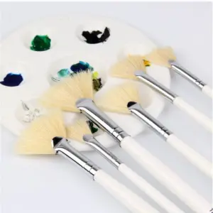6Pcs Fan Shaped Bristle Paintbrush Set 8 Sb0e48bf75add40e492f4a9461bdd658cT