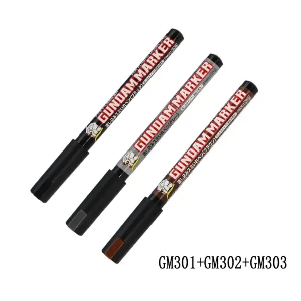 MR.HOBBY GM301 GM302 GM303 Permeating Paint Markers 3pcs - Image 9
