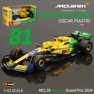 Bburago 1:43 McLaren F1 2024 Model 28 Sb0fcf39313054ccab977d59f884ef827C