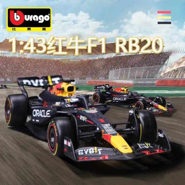 Red Bull RB20 1:43 Die-Cast F1 Car Model - Image 2