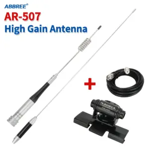 ABBREE AR-507 Dual Band Mobile Antenna 150W 15 Sb11deec394c948789ee7bee5f33d6acdM 2