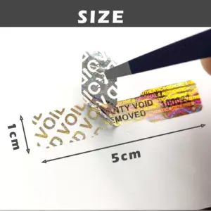 Holographic Bone Shape Security Labels Pack 11 Sb12a40bd027c47e7b4524b614e498d18B