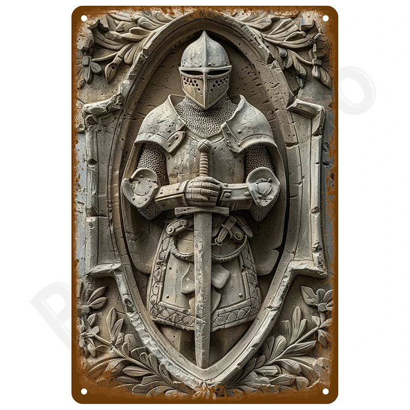 Retro Metal Wall Art Sign 20 x 30cm 3 Retro Metal Wall Art Sign 20 x 30cm - Image 3