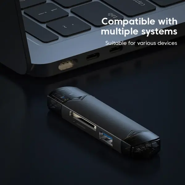 6-in-1 USB 3.0 Type-C Card Reader Adapter - Image 6