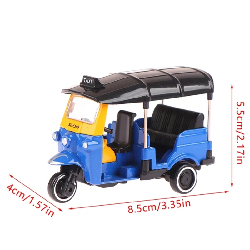 1:43 Metal Alloy Bangkok Tuk Tuk Model 3 1:43 Metal Alloy Bangkok Tuk Tuk Model - Image 3