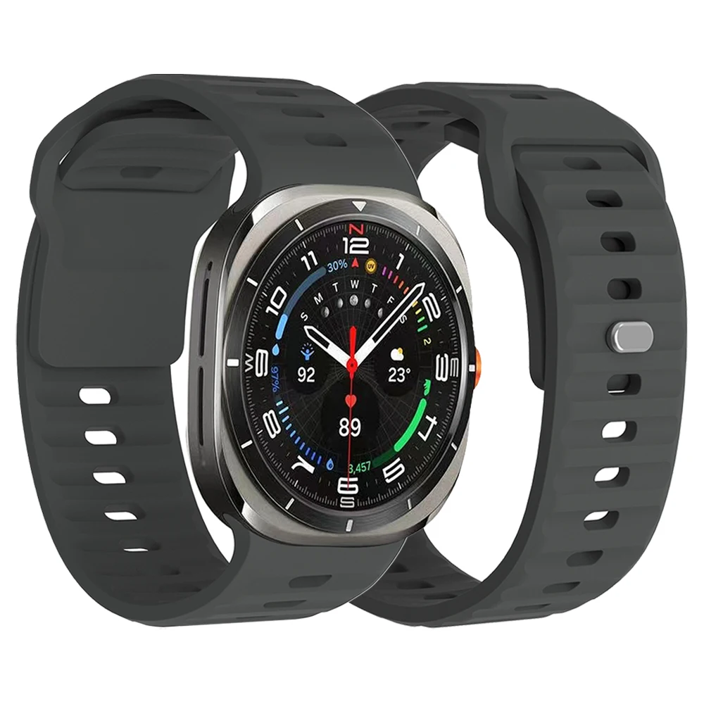 Soft Silicone Strap for Samsung Galaxy Watch Ultra 12 Soft Silicone Strap for Samsung Galaxy Watch Ultra - Image 12