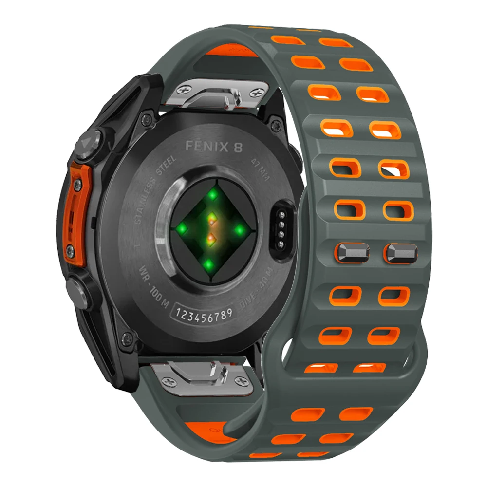 QuickFit Silicone Band for Garmin Fenix 8/7/6 8 QuickFit Silicone Band for Garmin Fenix 8/7/6 - Image 8