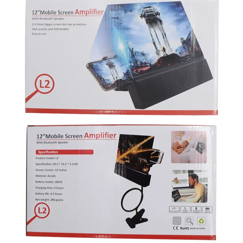 3X/4X 12-Inch Phone Screen Magnifier 6 3X/4X 12-Inch Phone Screen Magnifier - Image 6