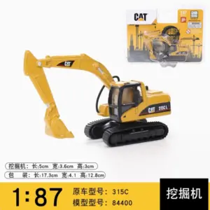 1:87 Scale Cat Wheel Loader Model Toys 13 Sb23e67684f1641a09053d9727c6b7463s