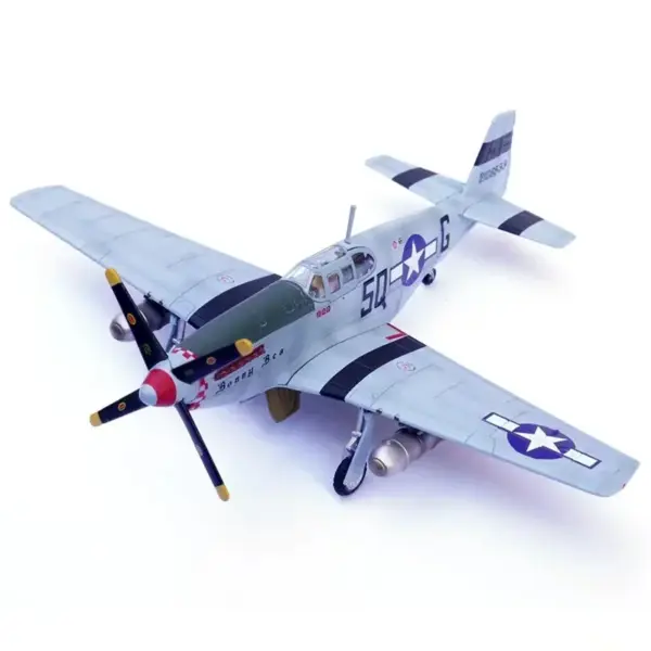 1/72 Scale P-51B Mustang Diecast Model Aircraft - Image 3