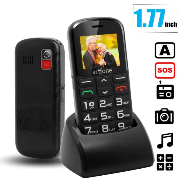 Artfone CS188 Senior Cellphone with Large Buttons and SOS - Image 7