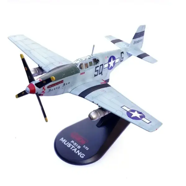 1/72 Scale P-51B Mustang Diecast Model Aircraft - Image 2
