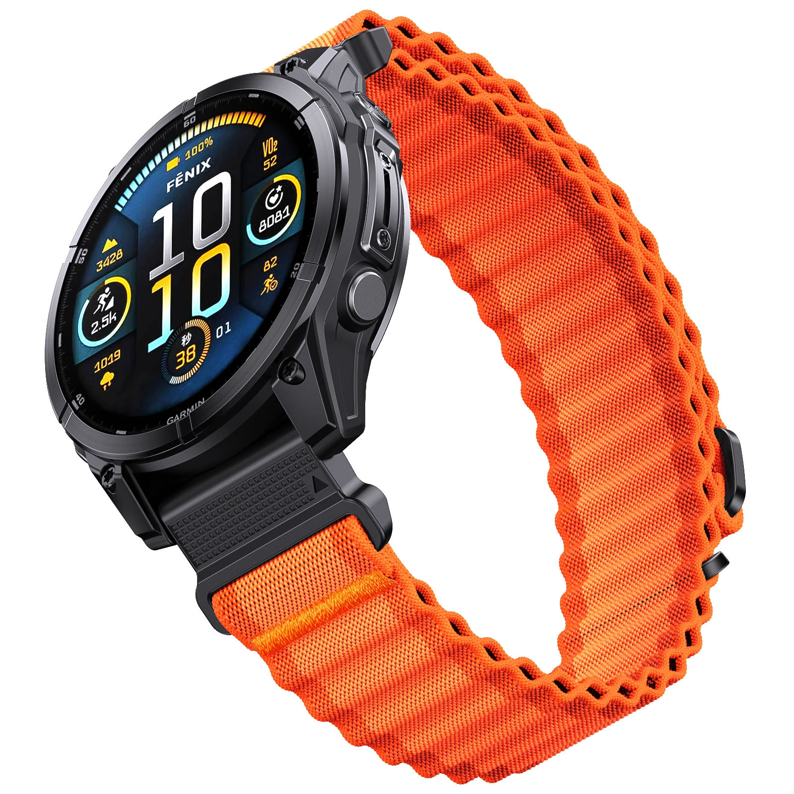 Two Tone Nylon Watch Strap for Garmin Fenix 4 Two Tone Nylon Watch Strap for Garmin Fenix - Image 4