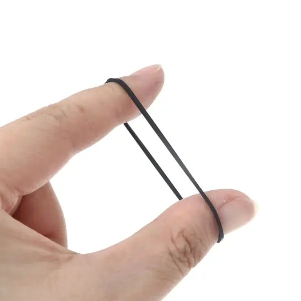 100Pcs Rubber Cassette Tape Belts Assorted Sizes - Image 4