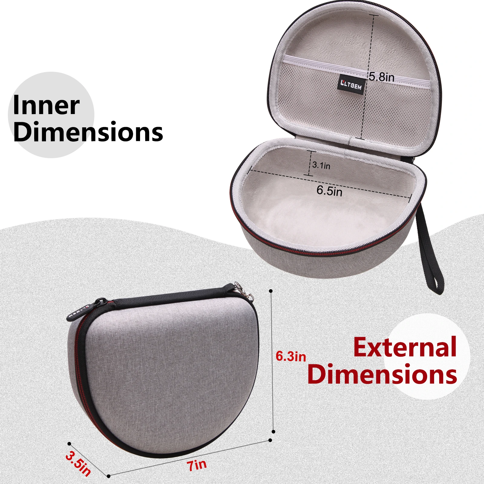 EVA Hard Case for JBL Headphones Protection 2 EVA Hard Case for JBL Headphones Protection - Image 2