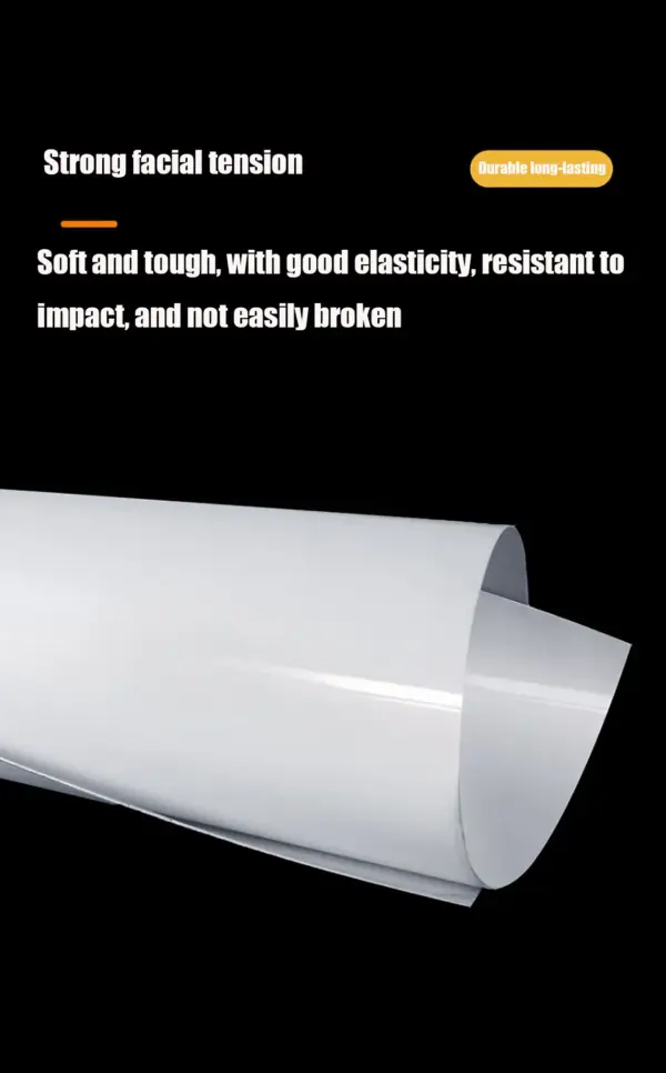 DIY Matte Black and White PVC Sheets 0.3-2.0mm - Image 2