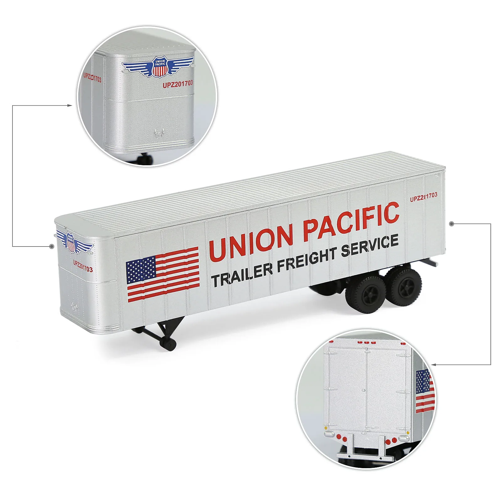 Evemodel C8766 HO Scale Semi-Trailer Model 13 Evemodel C8766 HO Scale Semi-Trailer Model - Image 13