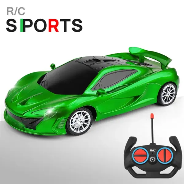 1/18 RC Car LED Light Remote Control Sports Car - Image 29
