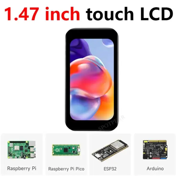 1.47 Inch LCD Touchscreen for ESP32 and Arduino - Image 2