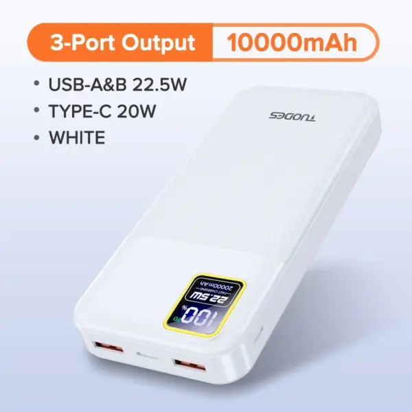 Tuodes 20000mAh PD20W Power Bank with Digital Display - Image 10
