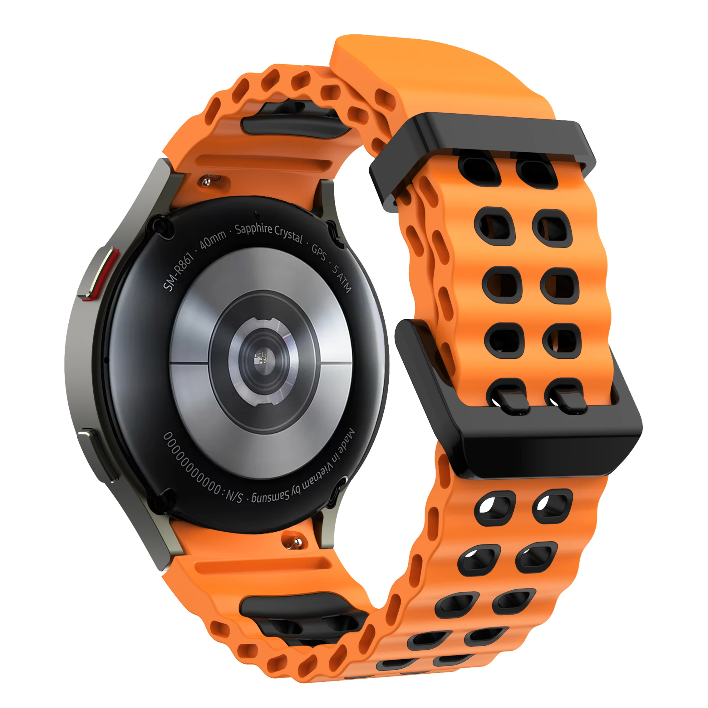 Two-Tone Silicone Strap for Samsung Galaxy Watch 11 Two-Tone Silicone Strap for Samsung Galaxy Watch - Image 11
