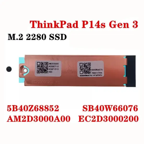 ThinkPad M2 SSD Heatsink Bracket Assembly - Image 13