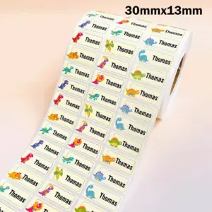 Personalized Waterproof Name Stickers 230pcs Set 25 Sb41aaaae13e54cb8b09790f50848317bg