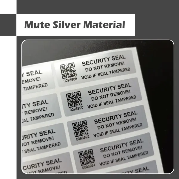 Tamper Proof QR Code Security Stickers 150 Pack - Image 4