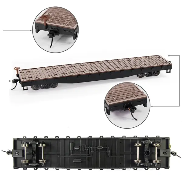 Evemodel HO Scale 52ft Flat Car C8741 - Image 16