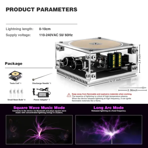 Multi-Function Tesla Coil Music Speaker - Image 6