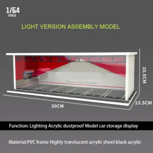 1/64 Scale LED Double-Deck Car Garage Diorama 15 Sb4b6785b220a44f488baaccb6b80ad59N
