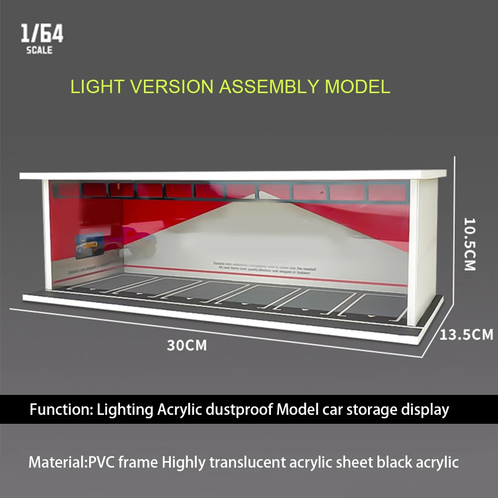 1/64 Scale LED Double-Deck Car Garage Diorama 5 1/64 Scale LED Double-Deck Car Garage Diorama - Image 5