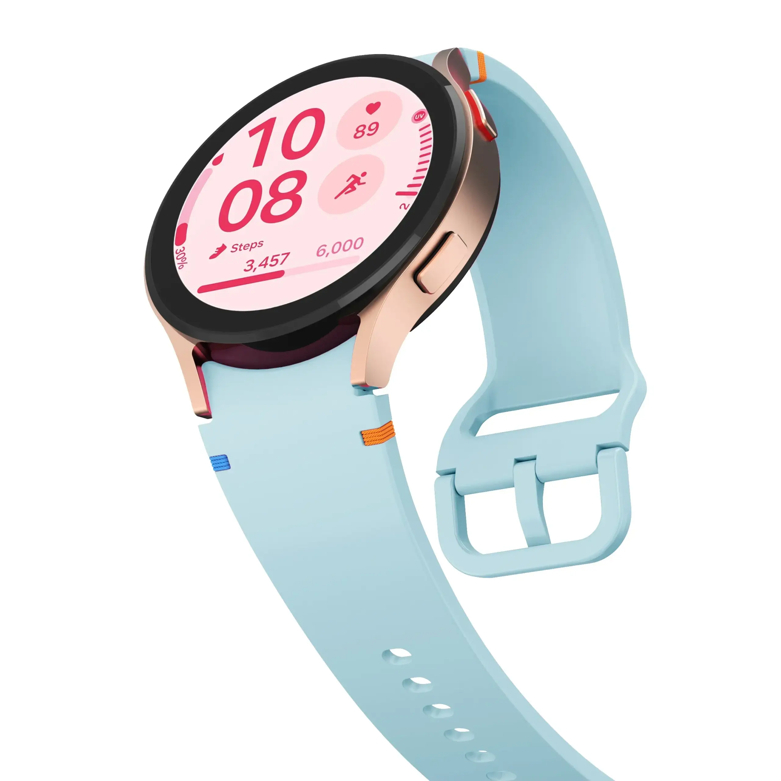 20mm Silicone Strap for Samsung Galaxy Watch Models 4 20mm Silicone Strap for Samsung Galaxy Watch Models - Image 4
