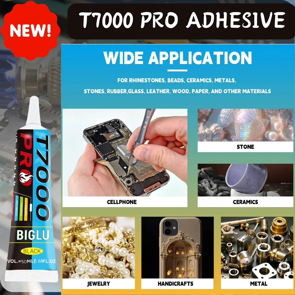 T7000 PRO Black Adhesive Liquid Glue 15ml 3 T7000 PRO Black Adhesive Liquid Glue 15ml - Image 3