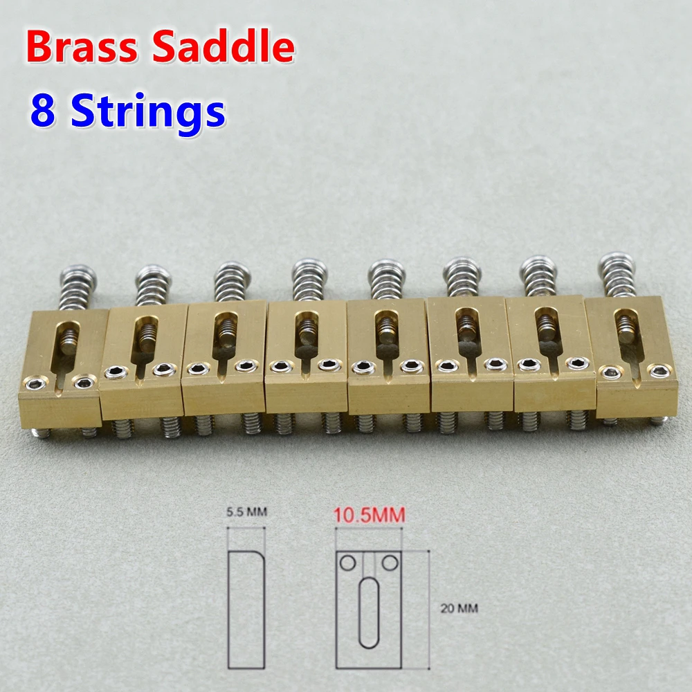 Electric Guitar Bridge Saddles Set 10.5MM/10.8MM 11 Electric Guitar Bridge Saddles Set 10.5MM/10.8MM - Image 11