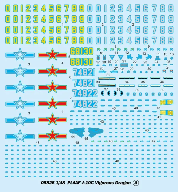 1/48 PLAAF J-10C Vigorous Dragon Fighter Model Kit - Image 4