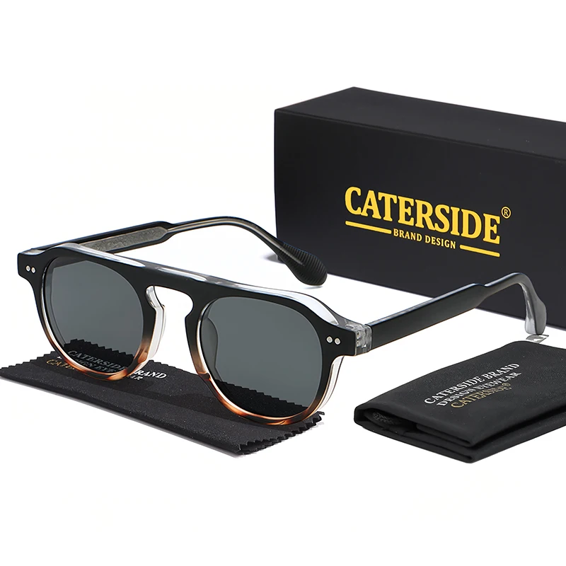 Vintage Round Punk Sunglasses Men Women UV400 16 Vintage Round Punk Sunglasses Men Women UV400 - Image 16