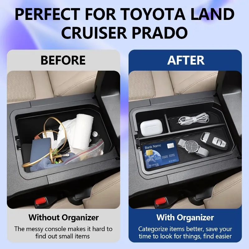 Toyota Land Cruiser Prado J250 Console Organizer 2 Toyota Land Cruiser Prado J250 Console Organizer - Image 2