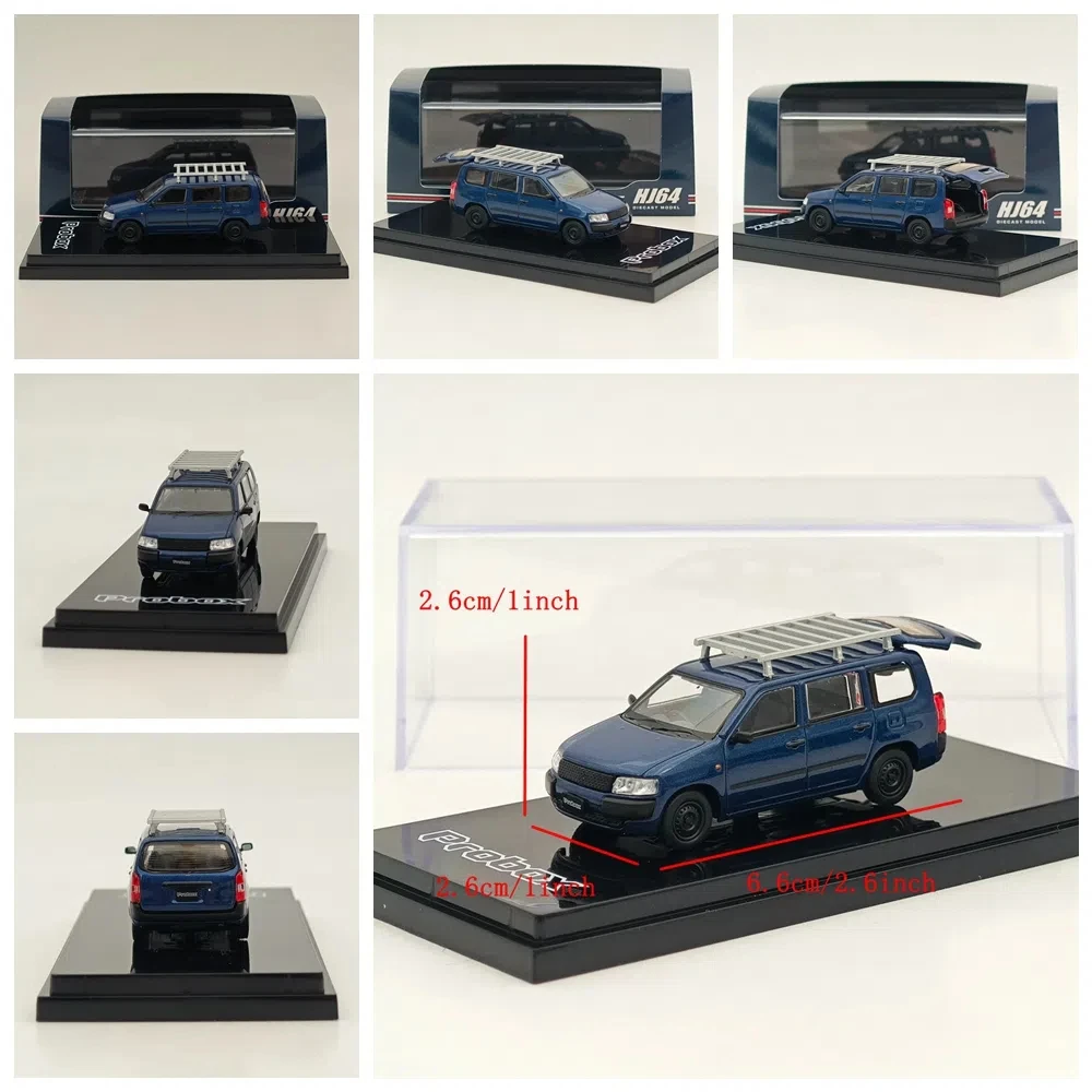1/64 PROBOX Diecast Car Model with Roof Carrier 4 1/64 PROBOX Diecast Car Model with Roof Carrier - Image 4